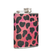 Dalmatische zwarte en rode afdrukken heupfles (Rechts)