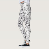 Dalmatische zwarte Leggings (Links)