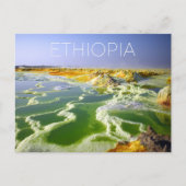 Dalol, Éthiopie Carte Postale de Voyage (Devant)