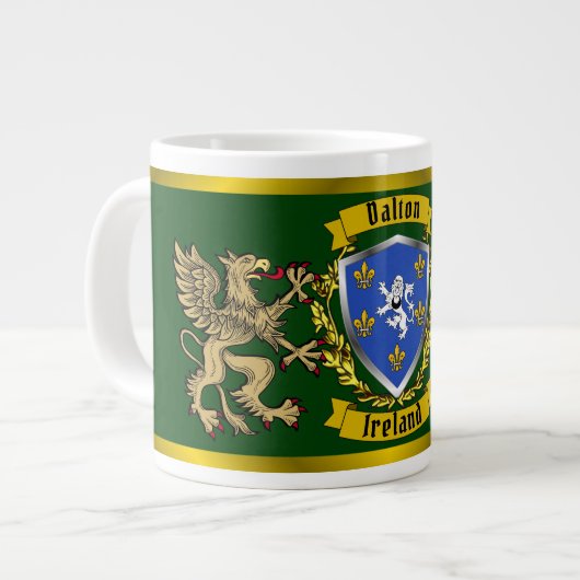 Dalton Irish Shield & Griffins Extra Grote Beker (Voorkant links)