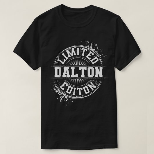 DALTON Limited Edition Funny Personal Name Jok T-shirt (Design voorkant)