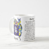 Dalton, l'origine et signification sur une tasse (Devant gauche)