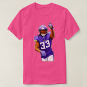 Dalvin Cook Point à la foule TShirt (Design devant)