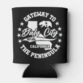 Daly City, Californië Blikjeskoeler (Achterkant)