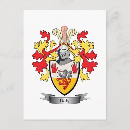 Daly Coat of Arms Briefkaart (Voorkant)