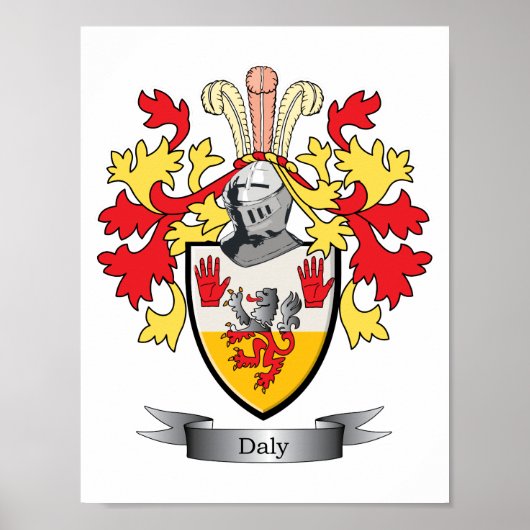 Daly Coat of Arms Poster (Voorkant)