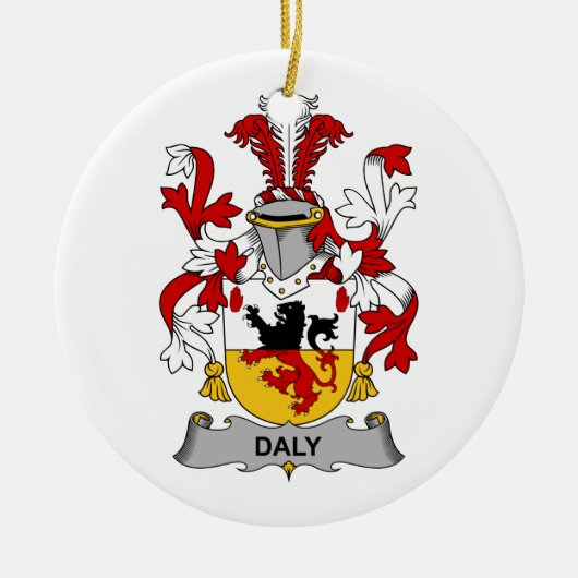 Daly Family Crest Keramisch Ornament (Voorkant)