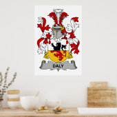 Daly Family Crest Poster (Keuken)