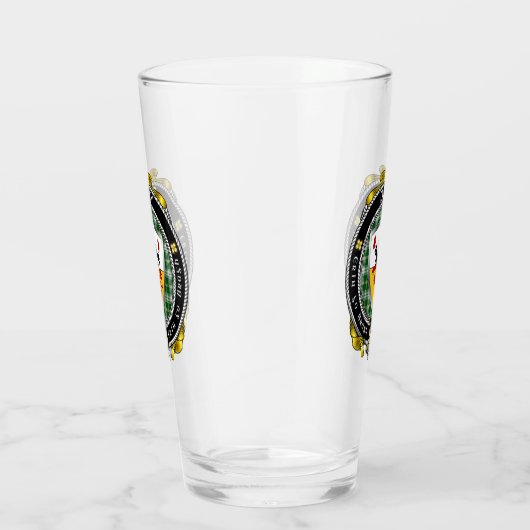 Daly/O'Daly Irish Shield Bierglas Glas (Rechts)