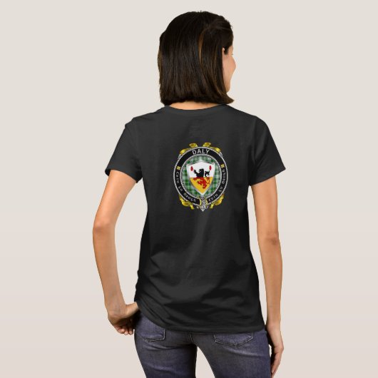 Daly/O'Daly Irish Shield Vrouwen T-Shirt (Achterkant volledig)
