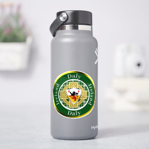 Daly Shield & Keltisch Kruis Gepersonaliseerd Sticker
