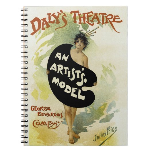 Daly's theater ~ Kunstenmodel Notitieboek (Voorkant)