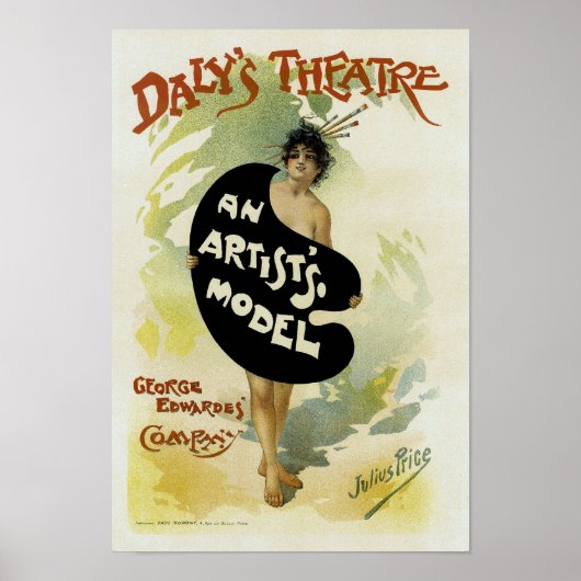 Daly's theater ~ Kunstenmodel Poster (Voorkant)