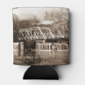 Dam bij Finley, Sepia Blikjeskoeler (Achterkant)