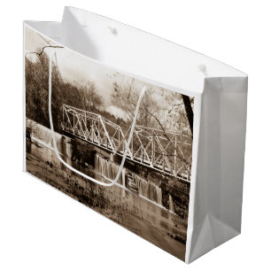 Dam bij Finley, Sepia Large Cadeauzakje