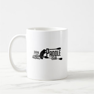 Dam Paddle Club Beaver Logo 11oz koffiekopje Koffiemok