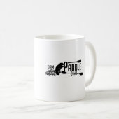 Dam Paddle Club Beaver Logo 11oz tasse de café (Devant droit)