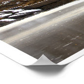 Dam Waterval Foto Poster (Hoek)