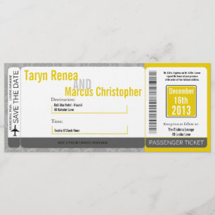 Dama moderne de faire-part de mariage de toile de