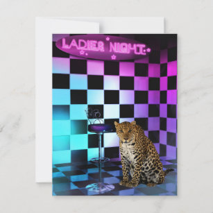 Damacht Club Leopard Event Party Kaart