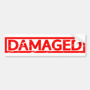 Damage Stamp Bumpersticker