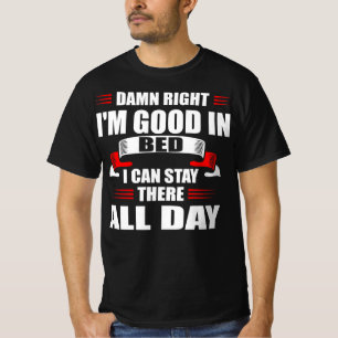 Daman, goed betaald blijf de hele dag t-shirt