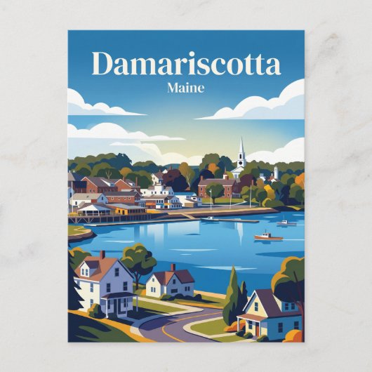 Damariscotta VS Briefkaart (Voorkant)