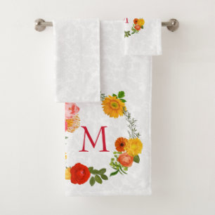Damas Blanches Et Fleurs