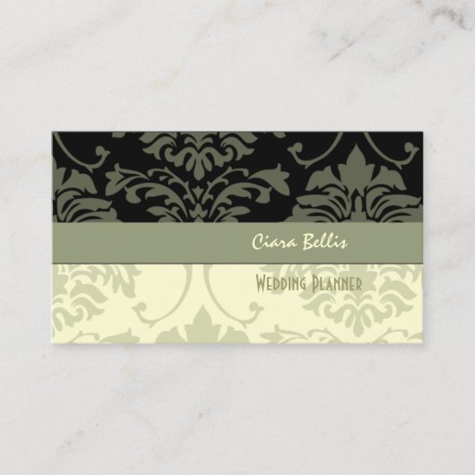 Damas, cartes de visite wedding planners (Devant)