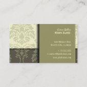 Damas, cartes de visite wedding planners (Dos)