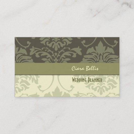 Damas, cartes de visite wedding planners (Devant)