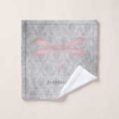 Damas de libellule rose (Gant de toilette)