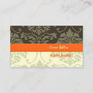 Damas élégant, cartes de visite wedding planners