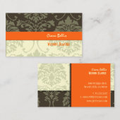Damas élégant, cartes de visite wedding planners (Devant / Derrière)