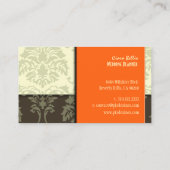 Damas élégant, cartes de visite wedding planners (Dos)