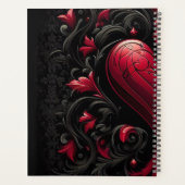 Damas gothique noir et rouge (Dos)