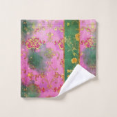 Damas Grunge Rose Sauvage - Serviette de bain (Gant de toilette)