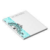 Damas mortes - Bloc-notes pour crâne à sucre perso (Incliné)