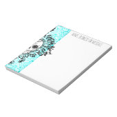 Damas mortes - Bloc-notes pour crâne à sucre perso (Tourné)