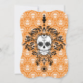 Damas mortes - Chic crâne Sugar Invitations person (Dos)