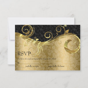 Damas Or Et Noir - RSVP