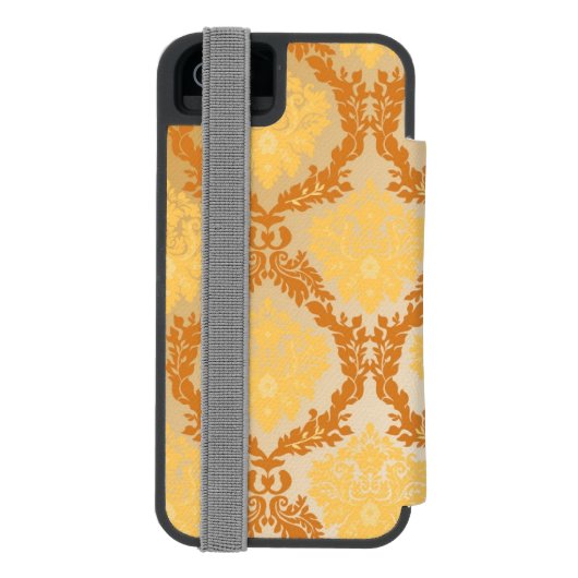 Damasbehang 5 incipio iPhone portemonnee hoesje (Agenda Achterkant)