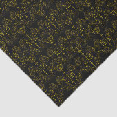  Damasbehangselpapier - goud + je achtergrond. Tissuepapier (Detail)