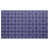 Damasblauw patroon. stof (Yard (91,4 cm))