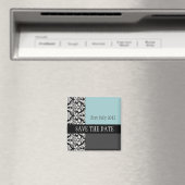 Damasblauw sparen de Datum Magnet Magneet (Insitu (Vaatwasser))