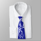 damasblauw stropdas (Gebonden)