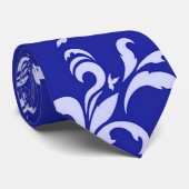 damasblauw stropdas (Opgerold)
