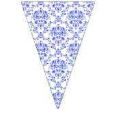 Damasblauw-witte stekelbaars vlaggetjes (Tweede vlag)