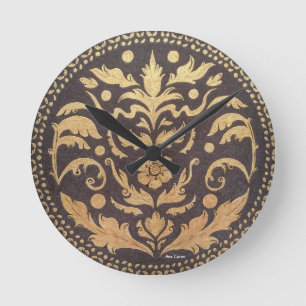 Damascene-wandklok Ronde Klok