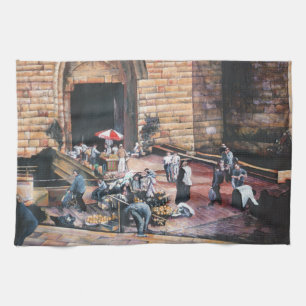 Damascus Golden Gate, Old Jerusalem Theedoek